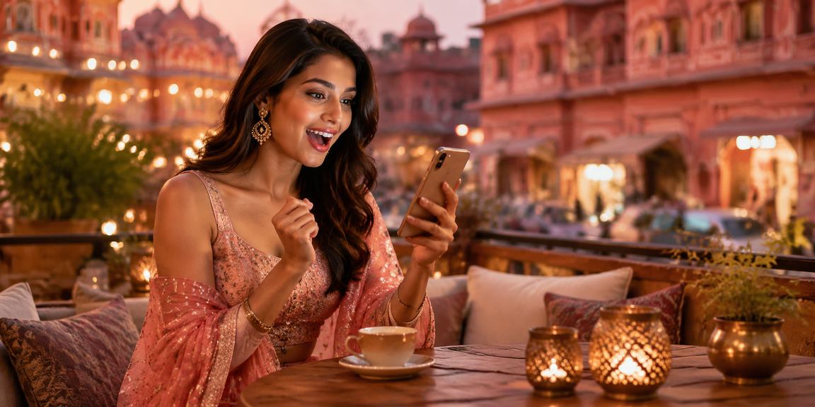 Mobile user depositing funds for Teen Patti play with Paytm in Jaipur